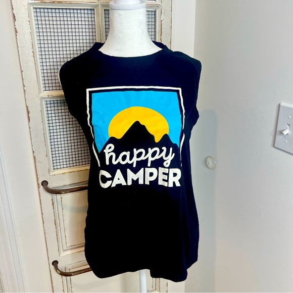 Amazon Tops - Happy Camper graphic tank top